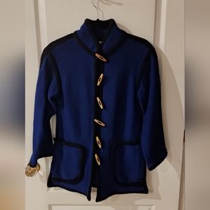 Vintage Yves Saint Laurent Rive Gauche wool cardigan
